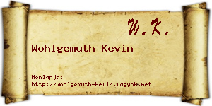 Wohlgemuth Kevin névjegykártya